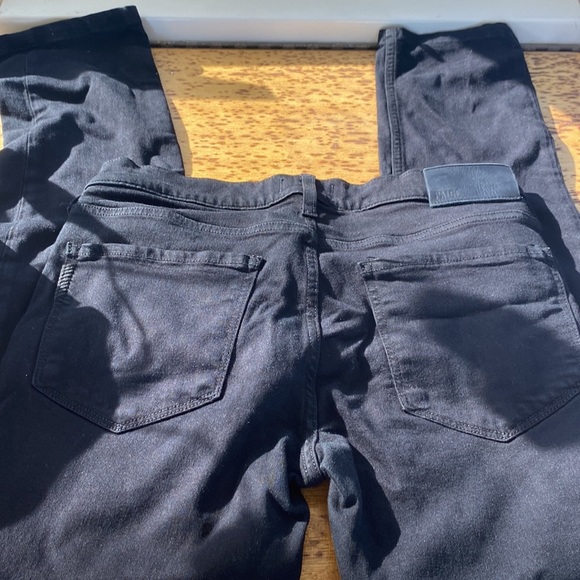 Paige black stretchy black jeans size 29 - Picture 5 of 7